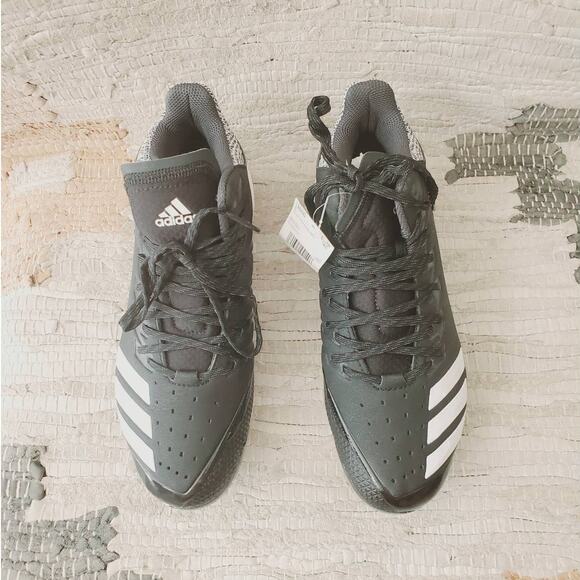 NIB Adidas Icon Bounce Mid Height Baseball Metal Cleat  Size 7.5 - Picture 4 of 12